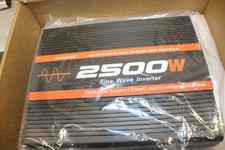 Sine Wave Inverter 2500W 12V DC Input, 200A Max Output: 120V AC USB:5V DC, 2.0A