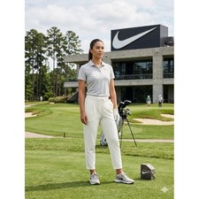 Nike Flex Golf Pants Womens XS Sail White Dri-FIT UV Protection BV0178-100 NEW