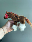 TY Beanie Babies Hoofer Horse Plush Brown w/ White Legs — photo 1