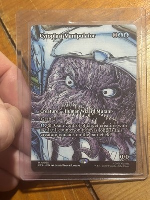 MTG Secret Lair x krang Cytoplast Manipulator Foil Borderless Rare M 0005