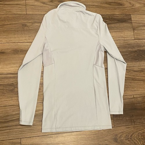 Gymshark Dry Moisture Management Quarter Zip grau belüftet Gr. Medium Damen Shirt - Bild 7 von 9