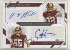 2019 Panini National Treasures 4/49 Cole Holcomb Jimmy Moreland #RDS-HM Auto fm0