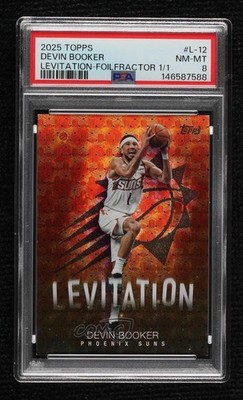 2025-26 Topps Levitation FoilFractor 1/1 Devin Booker #L-12 PSA 8 1q7