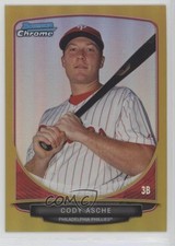 2013 Bowman Chrome Prospects Gold Refractor 33/50 Cody Asche #BCP192 4r3