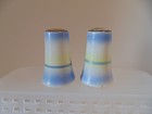 Vintage Japan Noritake Morimura Hand Painted Boat On Water Salt & Pepper Shakers — photo 3