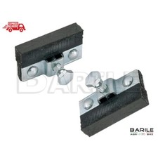 Coppia Pattini Freno a Bilancino Bici Bacchetta - R - Epoca Gomma Nero