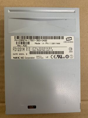 NEC CORPORATION - FD1231M 3.5'' Floppy Disk Drive *With Mounting Bracket