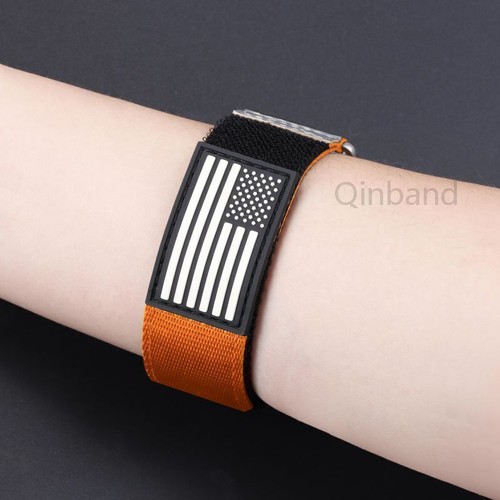 Cinturino Orologio Nylon per Apple Watch Serie 9 Ultra 8 7 Hoop Loop Band per iWatch 6 - Foto 19 di 39