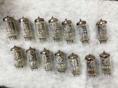 Telefunken ECC83 12AX7 Ribbed Plate New In A Carton Box Of 100
