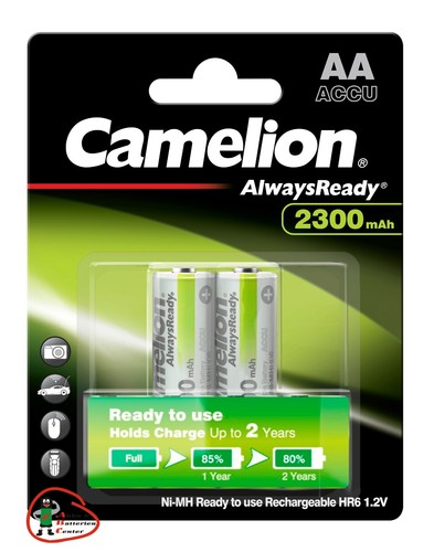 8 x Camelion AA Always Ready 2300mAh 1,2V NiMH Akku HR6 Mignon - Picture 4 of 4