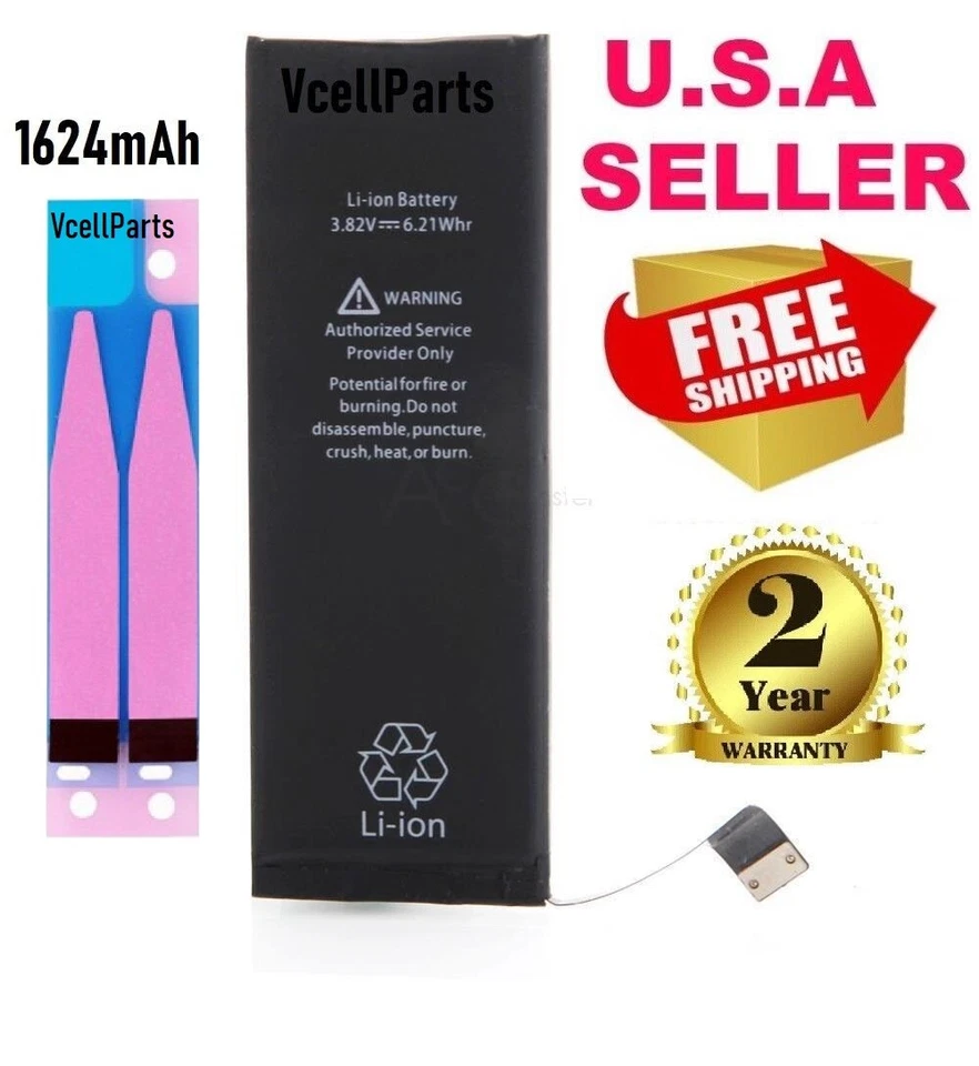 Lot 5 10 20 Replacement Internal Battery For iPhone 6S+ 7 8+ XR 12 13 14 15 PRO - Image 3 of 4