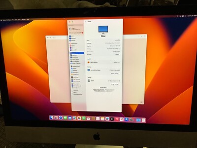 Apple iMac A1419 27 2017 5K Intel Core i5 3.8GHz 32GB RAM 2.12TB