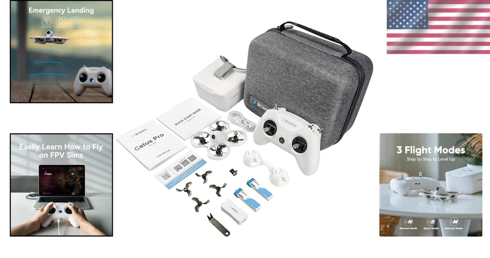 Cetus Pro FPV Drone - 3 Flight Modes, Emergency Safety Features & Complete Kit - Image 2 of 4