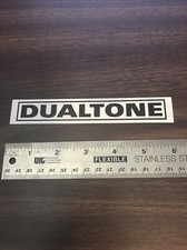 Dualtone Records Vinyl Albums Music Logo Stickers/Decal Sticker