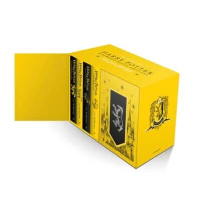 Harry Potter Hufflepuff House Editions Hardback Box Set by J. K. Rowling: New