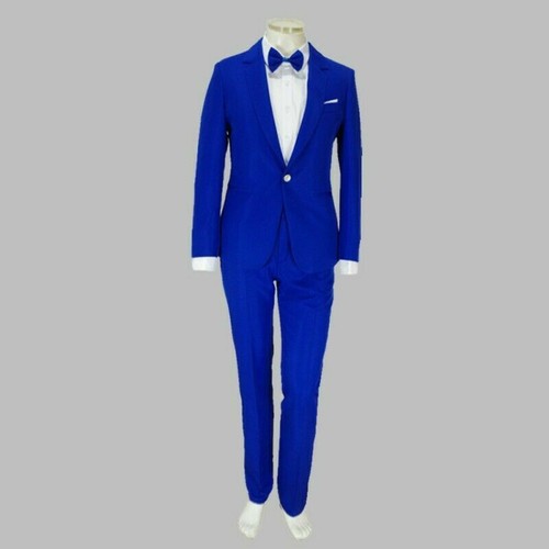 Men's One button Slim fit 2Pcs Suit Formal Wedding dress Performance Costume New - Picture 6 of 15