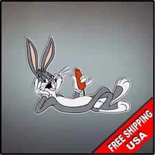 Bugs Bunny Looney Toons Cartoon Vinyl Decal 80's Nostalgic 5" x 3.7" Car Locker