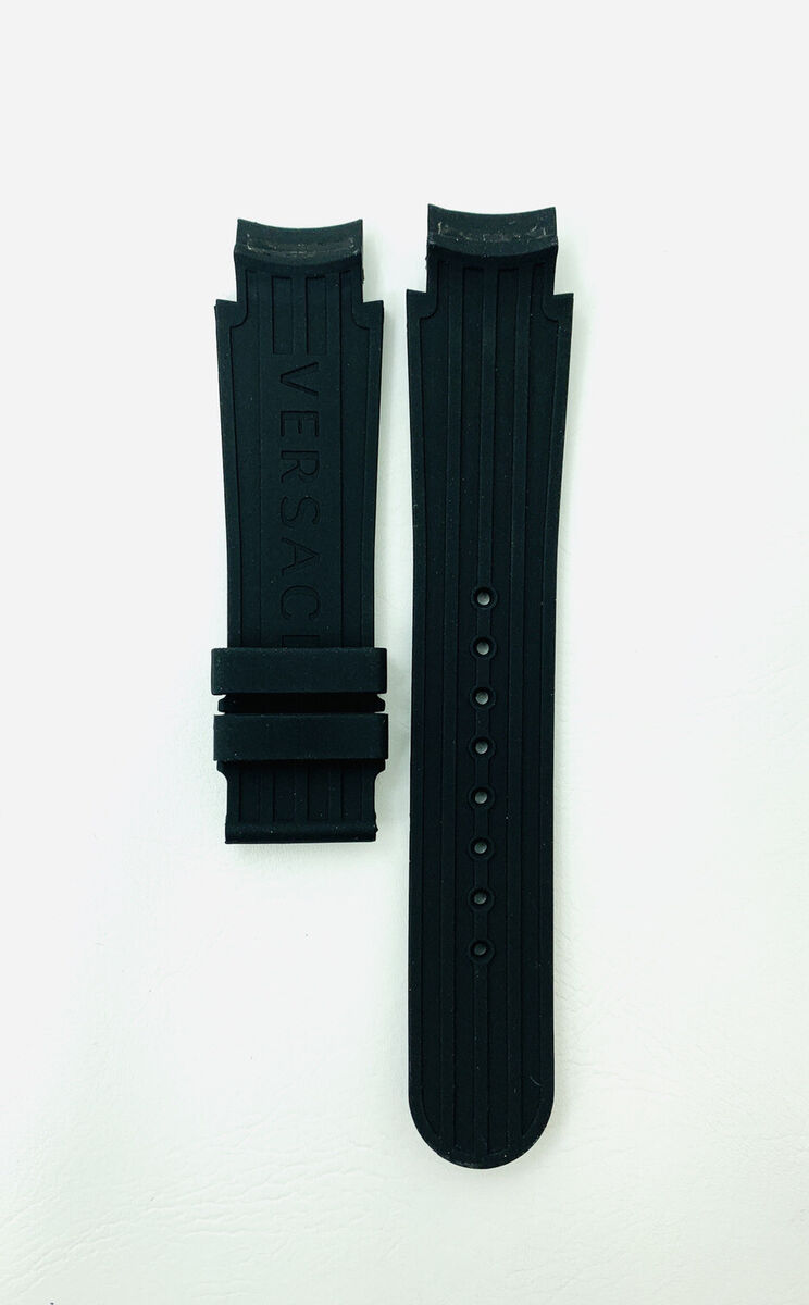 VERSACE WATCH STRAP, M8C , BLACK RUBBER , VERSACE STRAP VERSACE WATCH STRAP, M8C , BLACK RUBBER , VERSACE STRAP