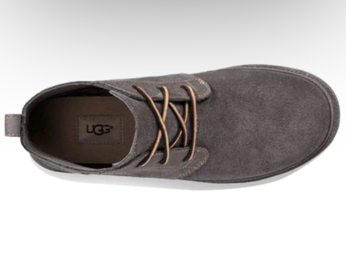 NEW UGG MEN’S NEUMEL UNLINED LEATHER CHARCOAL UGG Men main image 3