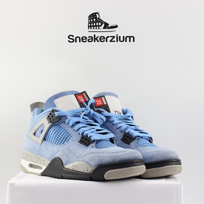 Nike Air Jordan 4 Retro University Blue UNC 2021 CT8527-400 Men's