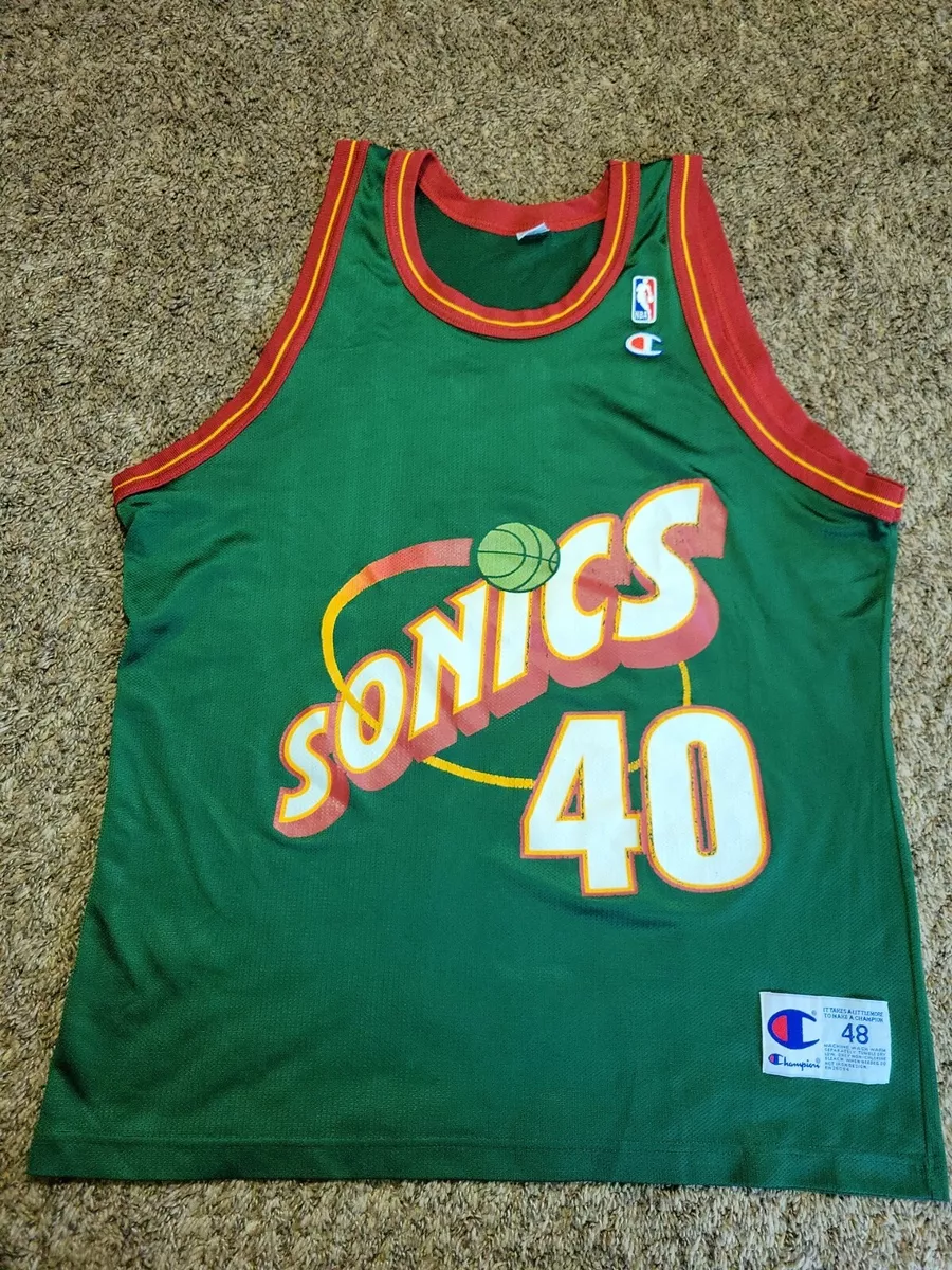 Sonics outlet champion jersey
