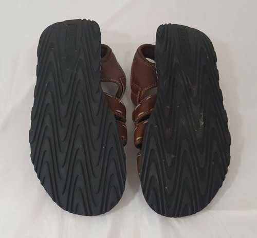 Vintage BKE Leather Sandals Men's (Size- 9) Brown - Picture 7 of 8