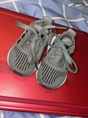 Green Adidas Shoes For A Baby Boy. - Picture 2 of 4