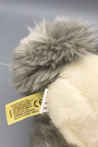 Aurora Miyoni Squirrel Plush Grey Brown White Stuffed Animal Eats 8 Inch Gifts - Picture 7 of 8