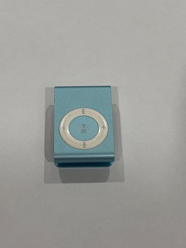 Apple iPod Shuffle 1GB MB228LL/A Light Blue 2nd Gen Used Tested Working - Picture 5 of 10