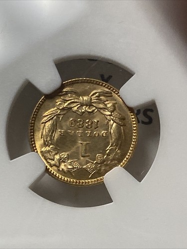 Coin 1889 $1 900 Gold Dollar Large Princess Indian Head Type 3 NGC - Picture 3 of 4