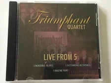 Triumphant Quartet: LIVE FROM FIVE 2006 MINT (Audio CD) Southern Gospel 