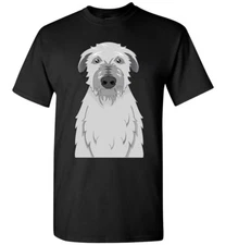 Scottish Deerhound Dog Cartoon T-Shirt Tee - Men Women Youth Kids Tank Long