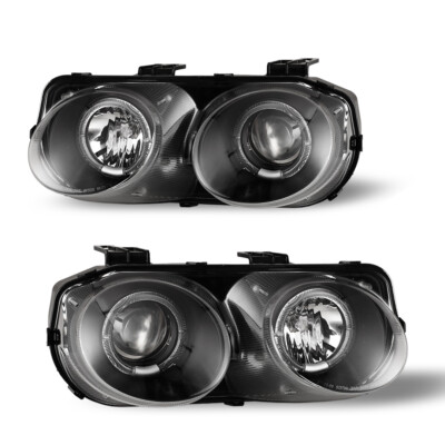 Buy 98-01 ACURA INTEGRA HALO JDM PROJECTOR HEAD LIGHTS+BUMPER LAMP GS-R