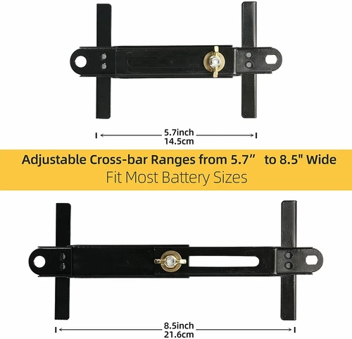 10.6'' 27 CM Adjustable Car Crossbar Battery Hold Down Bracket Holder Storage - Bild 2 von 7