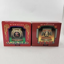 Anheuser Busch A & Eagle Series Stein 1993, 1994 A&Eagle Limited Edition PAIR