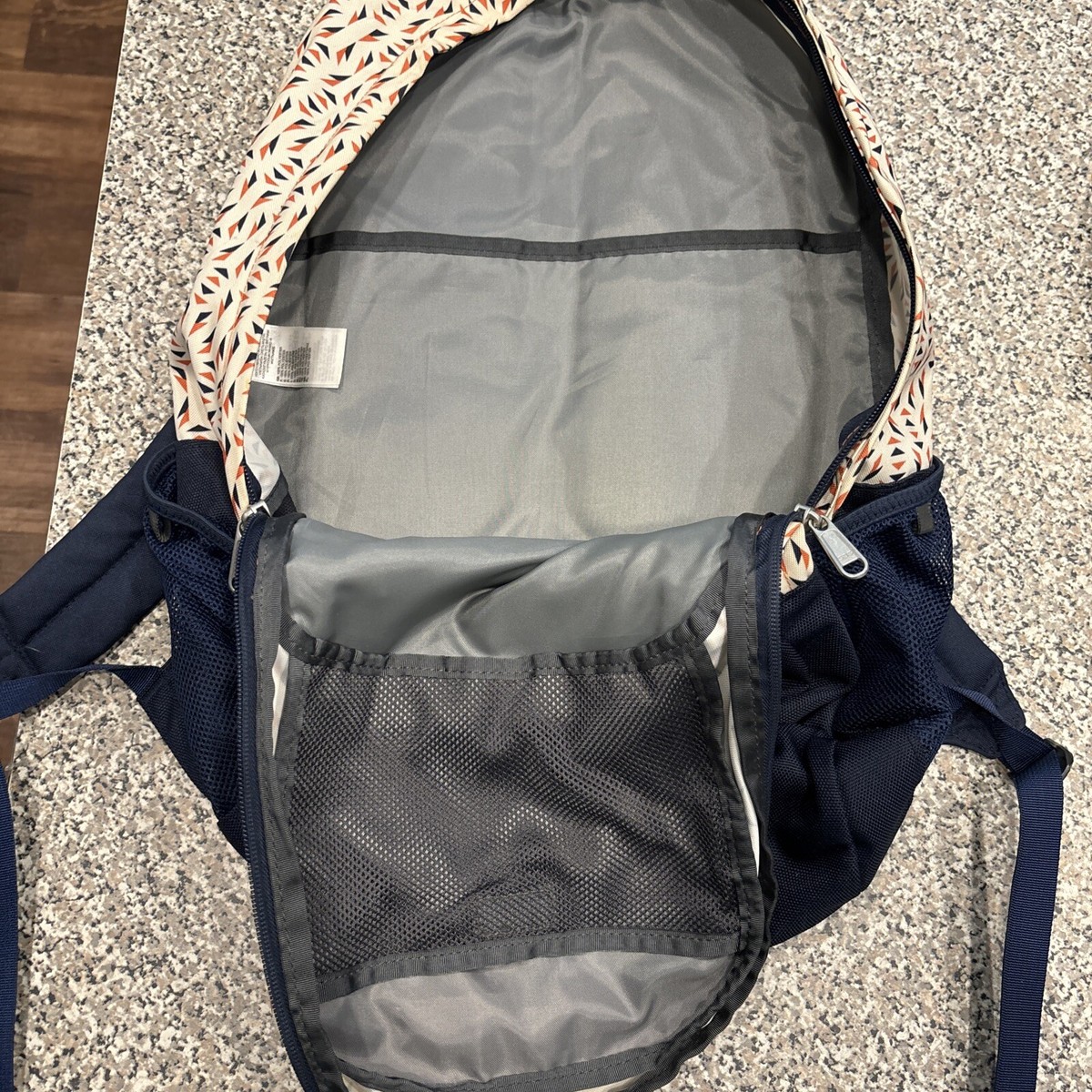 The North Face Wise Guy Backpack Navy Blue And Orange. | eBay