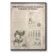 1768-1771 Encyclopedia Britannica Complete 3 Volume 1st Edition First E33
