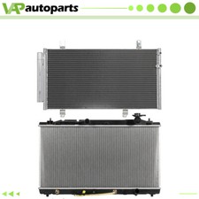 For 2009 2010-2015 Toyota Venza  Aluminium Radiator & Condenser Cooling Assembly
