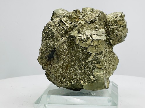Chalcopyrite Pyrite Tonglushan Mine Daye Co Hubei Province China 348g Glass Base - Picture 3 of 14