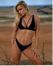 PAIGE SPIRANAC Signed Autographed 8x10 SEXY BIKINI Photo LPGA GOLF