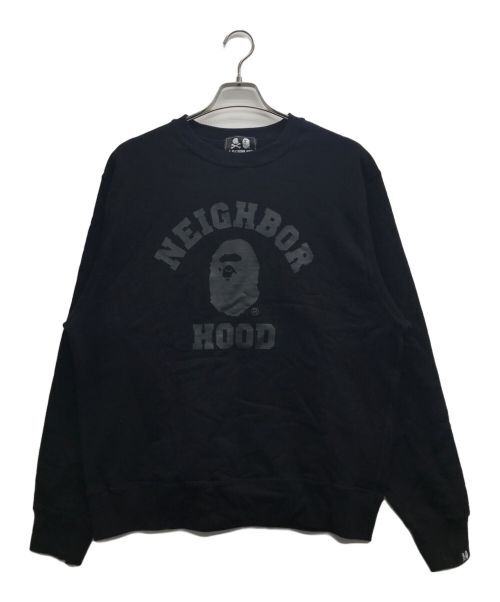 L A Bathing Ape Bape Nbhd Relaxed Fit Crewneck/Bape Neighborhood 
