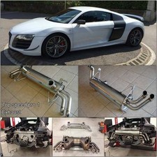 AUDI R8 4.2L V8 08-15 T304 Rear Section Performance Exhaust System Systems
