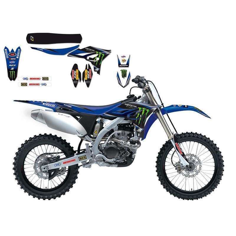 Kit déco Blackbird Replica Yamaha YZ 450 et housse haute r&eacute;sistance