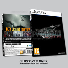 Image of Final Fantasy VII Rebirth PS5 Custom Slip Cover Sleeve Steelbook Protect NO GAME
