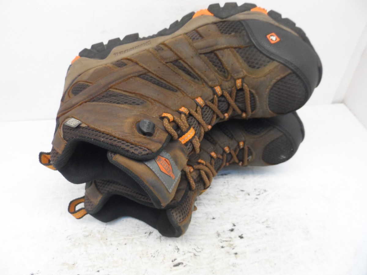 Merrell Mens Moab 2 Ventilator Mid Waterproof Comp Toe CSA Work Boot Brown 7W Amazon.com | Merrell Men main image 4