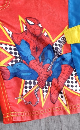 Marvel Disney Store Boys Spider-Man Swiming Trunk Short Sz 7/8 - Picture 12 of 13