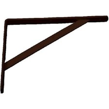 Black HD Steel Shelf Bracket, 12 High