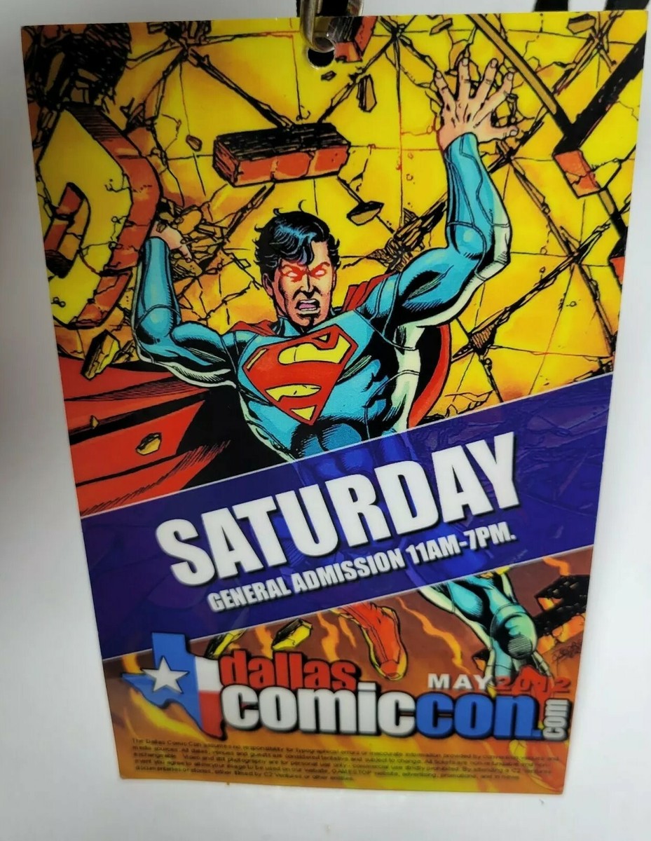 2012 Dallas COMIC CON Fan Expo Badge Pass Lanyard Anime