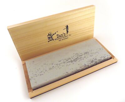 Genuine Arkansas Soft (Medium) Wide Knife Sharpening Bench Stone Whetstone 8''...