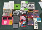 Vintage video game accessories lot - A lot Cib and New - Some Empty Boxes - Nes